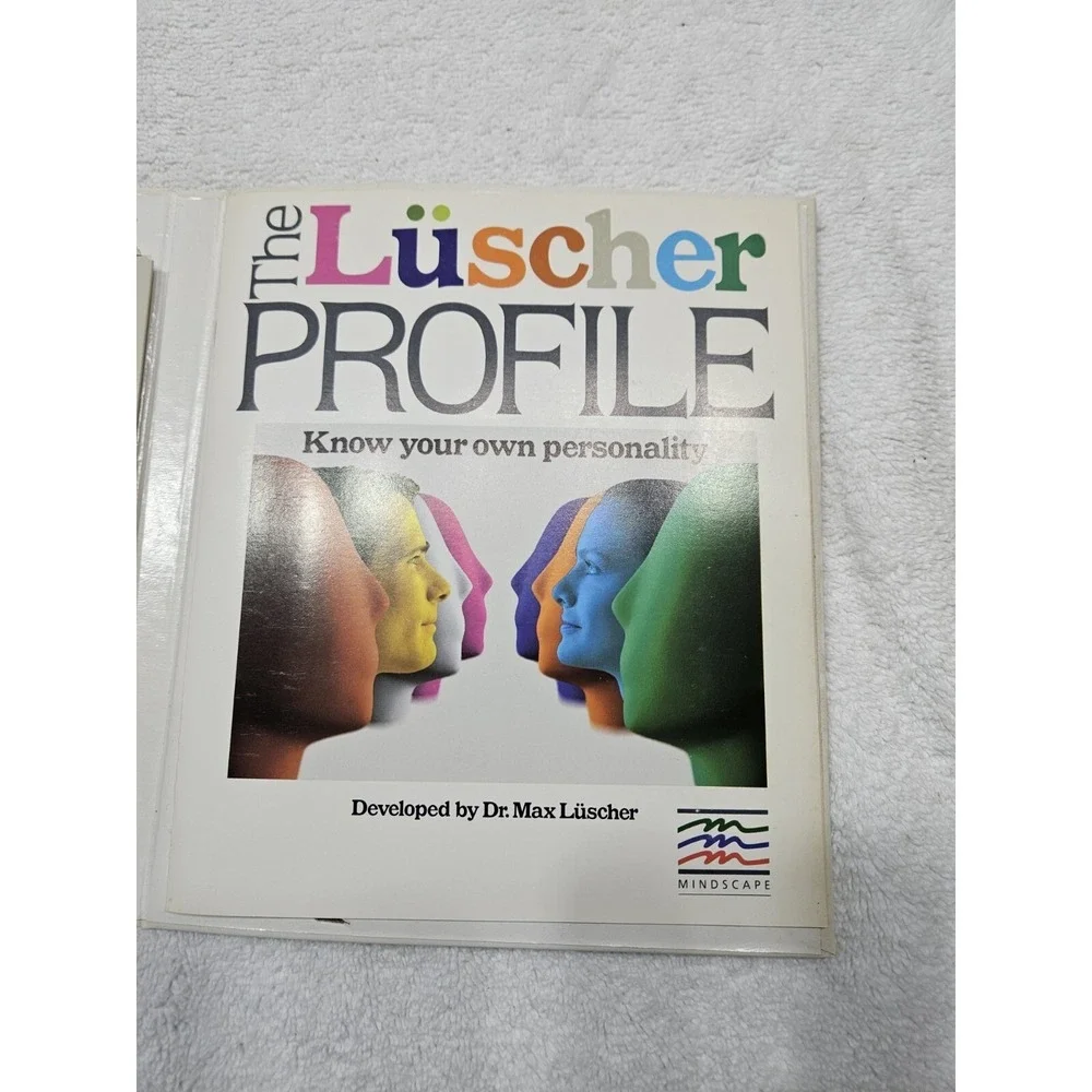 Rare Vintage The Luscher Profile by Mindscape for Commodore 64 and 128 1985